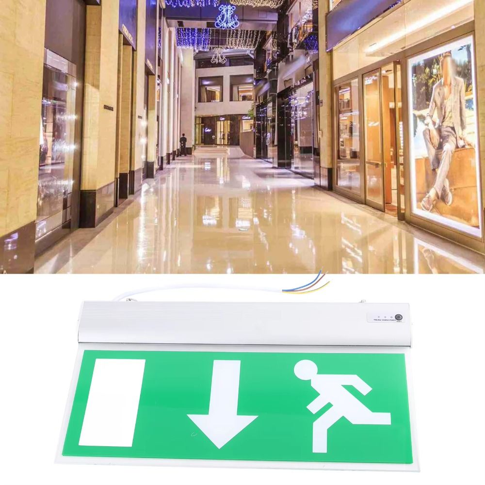 ไฟฉุกเฉิน LED เชิงพาณิชย์ หลอด - Emergency Exit Sign บทวิจารณ์และราคา